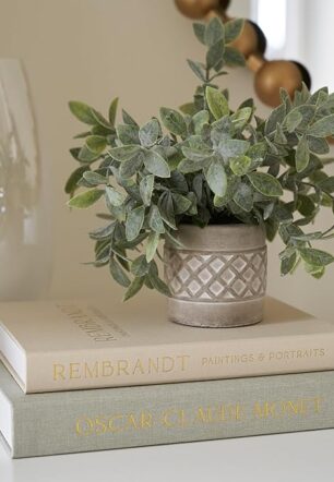 Beautiful Decorative Books - Set of 2 Linen Boxes Enhance Your Coffee Table